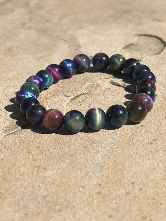 Galaxy Tiger’s Eye Bracelet - Grounding ~ Wisdom ~ Harmony