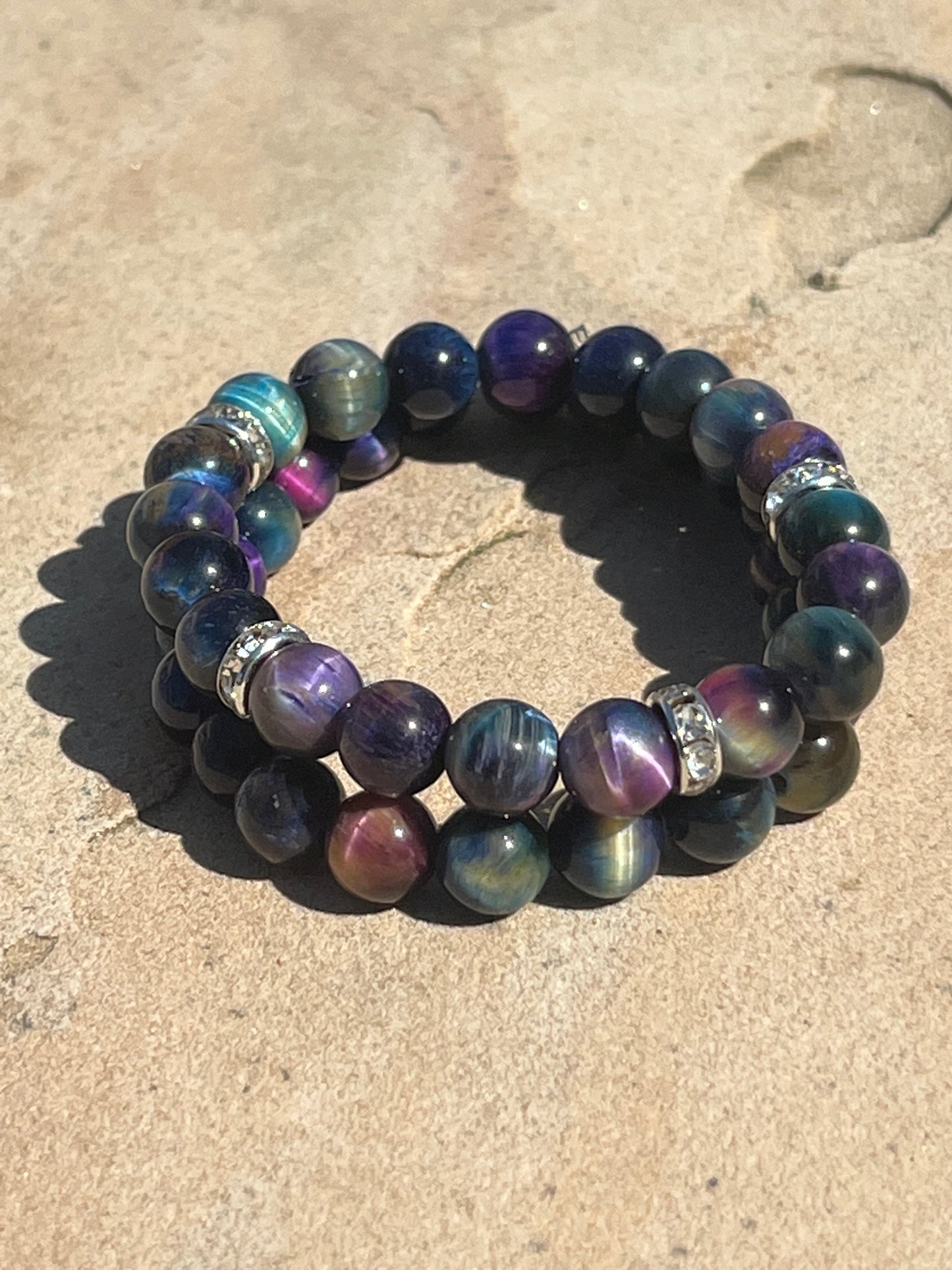 Galaxy Tiger’s Eye Bracelet - Grounding ~ Wisdom ~ Harmony